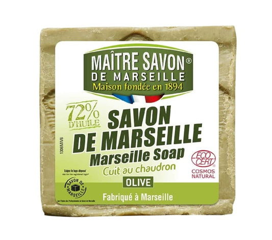 Mydło marsylskie OLIWKA, certyfikowane ECOCERT, 500 g, Maitre Savon de Marseille