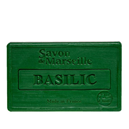Mydło Marsylskie Prowansalskie BAZYLIA, 72%, 100g, Le Chatelard 1802