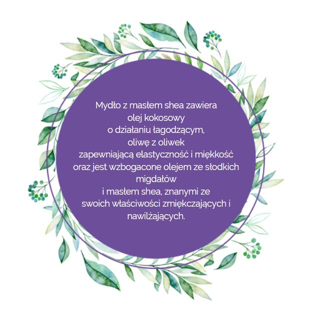 Mydło Marsylskie Prowansalskie MASŁO SHEA, bez oleju palmowego, 72%, 100g, Le Chatelard 1802