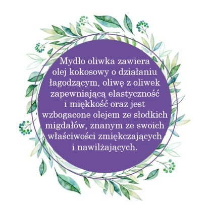 Mydło Marsylskie Prowansalskie OLIWKA, bez oleju palmowego, 72%, 100g, Le Chatelard 1802