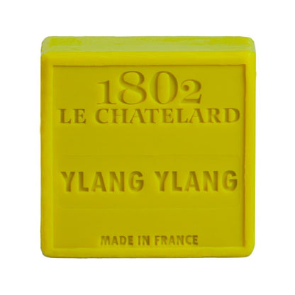 Mydło Marsylskie Prowansalskie YLANG YLANG, bez oleju palmowego, 72%, 100g, Le Chatelard 1802