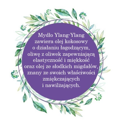 Mydło Marsylskie Prowansalskie YLANG YLANG, bez oleju palmowego, 72%, 100g, Le Chatelard 1802