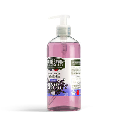 Mydło Marsylskie w płynie, LAWENDA, extra doux, 500 ml, Maitre Savon de Marseille