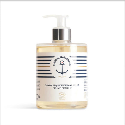 Mydło Marsylskie w płynie MORSKA PIANA, ECOCERT, 500ml, Marine Nationale, La Corvette