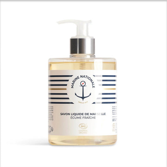 Mydło Marsylskie w płynie MORSKA PIANA, ECOCERT, 500ml, Marine Nationale, La Corvette