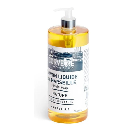 Mydło marsylskie w płynie, naturalne, 1l, La Corvette