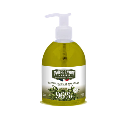Mydło Marsylskie w płynie, OLIWKA, bardzo delikatne, 300 ml, Maitre Savon de Marseille
