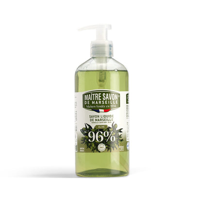 Mydło Marsylskie w płynie, OLIWKA, extra doux, 500 ml, Maitre Savon de Marseille