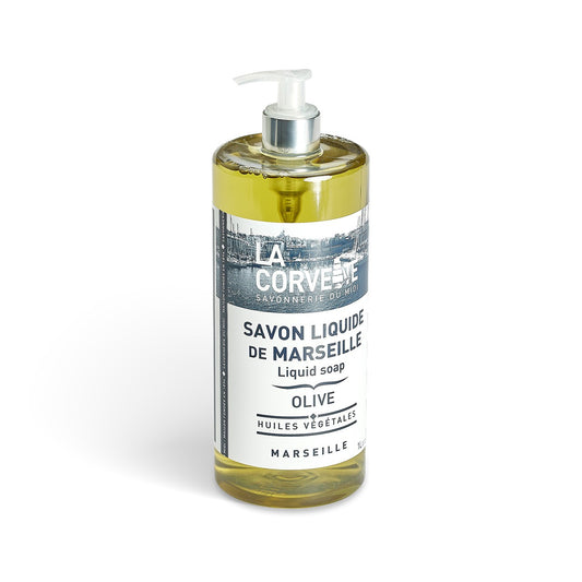 Mydło marsylskie w płynie, oliwkowe, 1l, La Corvette