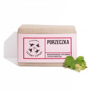 Mydło peelingujące Porzeczka, 110 g, Cztery Szpaki