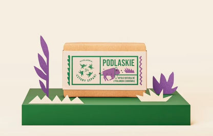 Mydło Podlaskie, naturalne, 110 g, Cztery Szpaki
