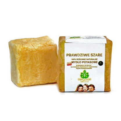 Naturalne szare mydło potasowe w kostce, 100 g, Powrót do natury