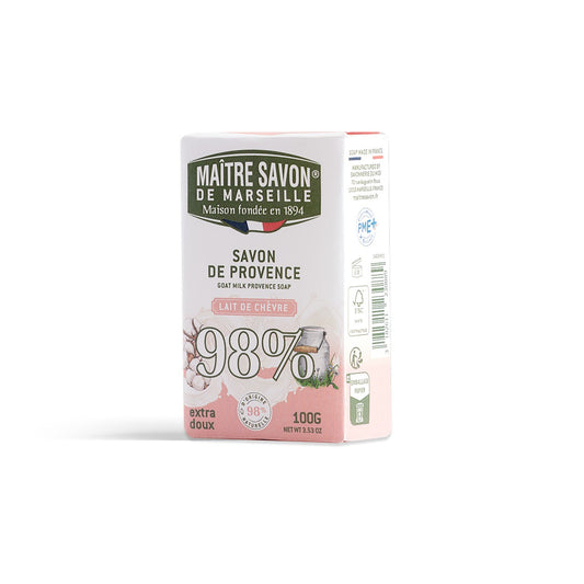 Mydło prowansalskie, KOZIE MLEKO, 100 g, Maitre Savon de Marseille