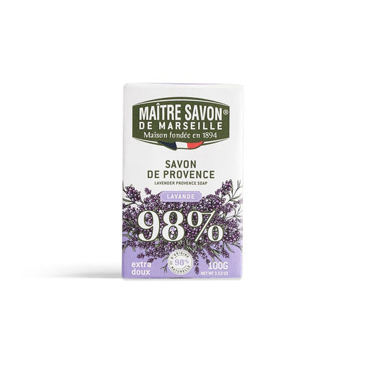 Mydło prowansalskie, LAWENDOWE, 100 g, Maitre Savon de Marseille