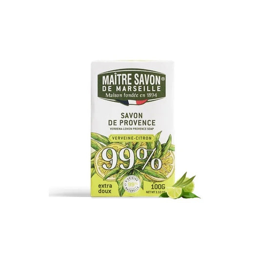 Mydło prowansalskie, WERBENA-CYTRYNA, 100 g, Maitre Savon de Marseille