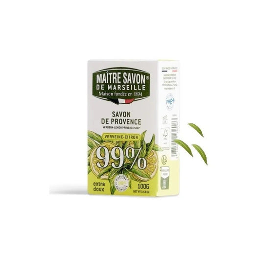 Mydło prowansalskie, WERBENA-CYTRYNA, 100 g, Maitre Savon de Marseille