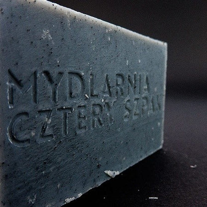 Mydło węglowe, detoksykujące – cera trudna, trądzikowa, łojotokowa 110 g, Cztery Szpaki
