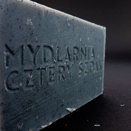 Mydło węglowe, detoksykujące – cera trudna, trądzikowa, łojotokowa 110 g, Cztery Szpaki