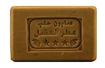 Mydło z Aleppo o zapachu miodu, 10% oleju laurowego, 125g, bez opakowania, Janapp