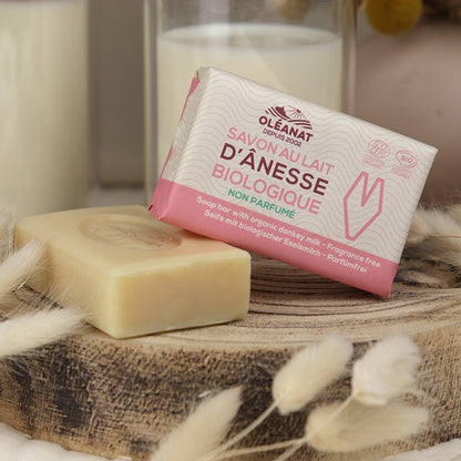 Mydło z oślim mlekiem, bezzapachowe, ECOCERT, 100 g, Oléanat, Le Secret Naturel