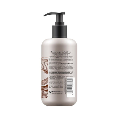 Naturalne mydło do rąk w płynie, Black Home & Spa Collection, Amber & Orchid, 300 ml, beBIO Cosmetics