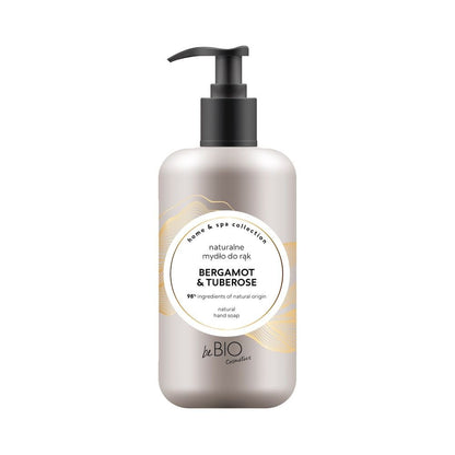 Naturalne mydło do rąk w płynie, Home & Spa Collection, Bergamot & Tuberose, 300 ml, beBIO Cosmetics