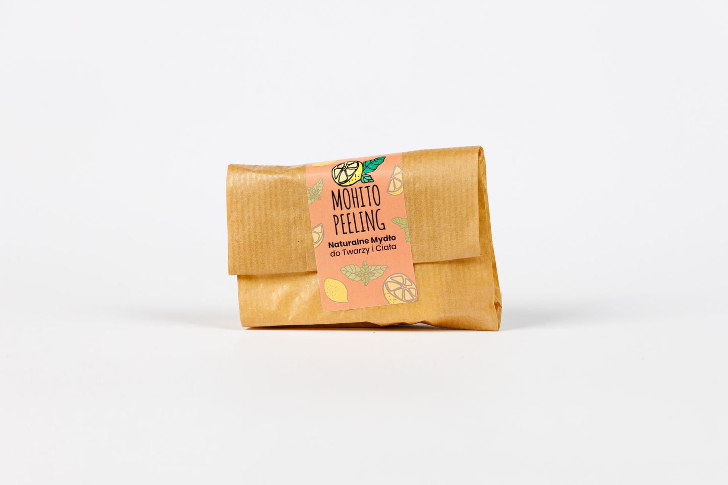Naturalne mydło Mohito Peeling, do twarzy i ciala, 100g, Słomiana Pracownia