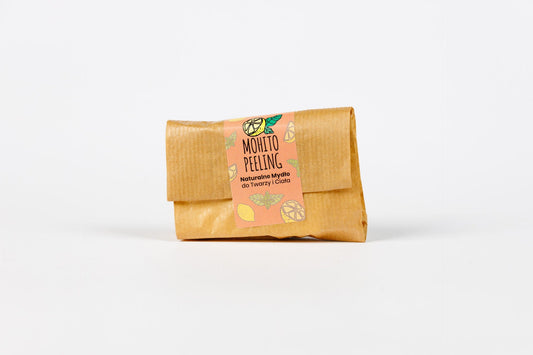 Naturalne mydło Mohito Peeling, do twarzy i ciala, 100g, Słomiana Pracownia