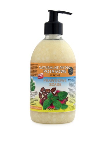 Naturalne mydło potasowe z olejem rycynowym i olejem z melisy, 500 ml, Powrót do natury