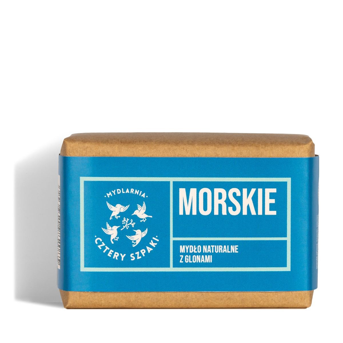 Naturalne mydło z glonami, Morskie, 110 g, Cztery Szpaki