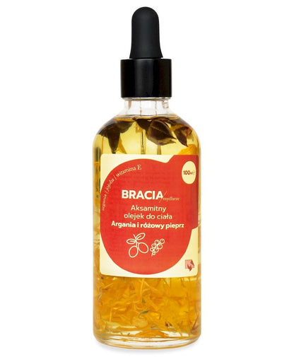 Argania i różowy pieprz, olejek do ciała, 100ml, Bracia Mydlarze