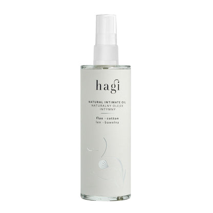 Naturalny olejek intymny, do pielęgnacji i masażu, 100ml, Hagi