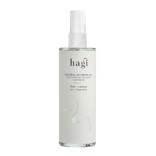 Naturalny olejek intymny, do pielęgnacji i masażu, 100ml, Hagi