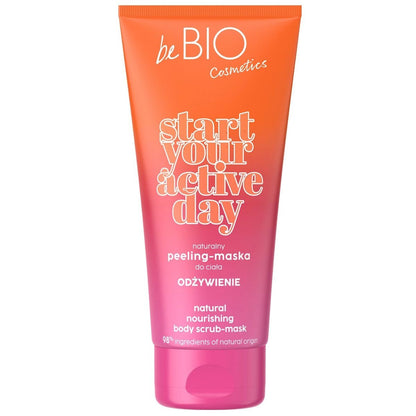 Naturalny peeling-maska, Start Your Active Day, ODŻYWIENIE, 200 ml, beBIO Cosmetics