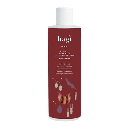 Naturalny żel do mycia ciała, Whisky Barber, 300ml, Hagi