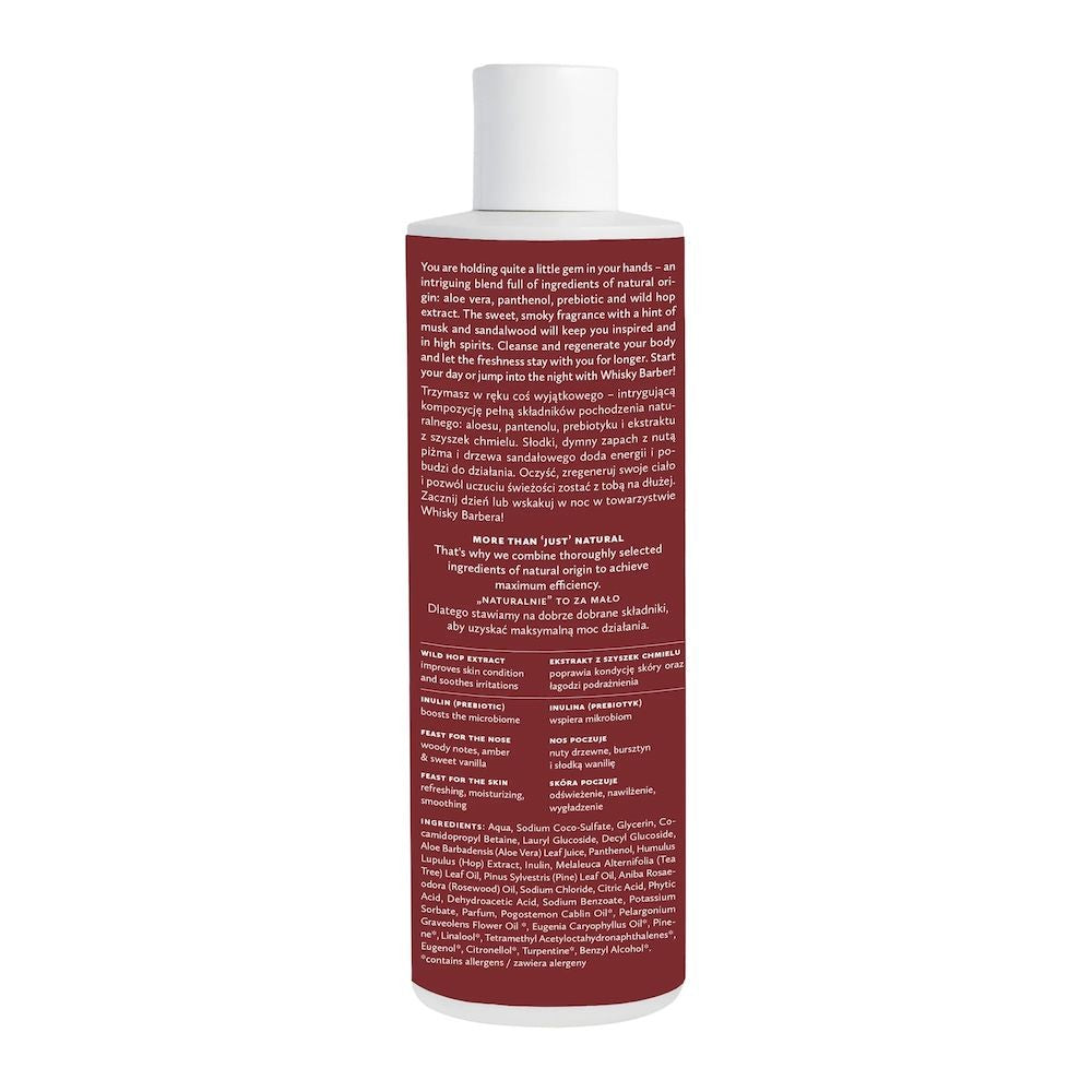 Naturalny żel do mycia ciała, Whisky Barber, 300ml, Hagi