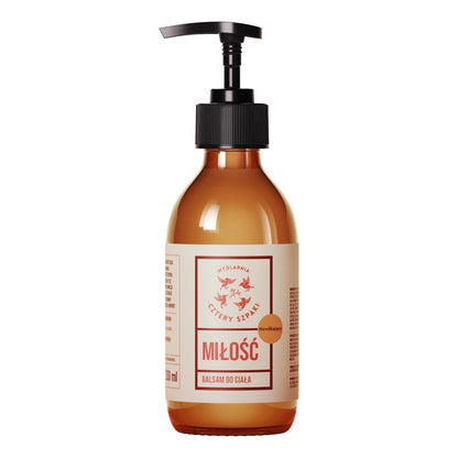 Nawilżający balsam do ciała, Miłość, 200ml, Cztery Szpaki