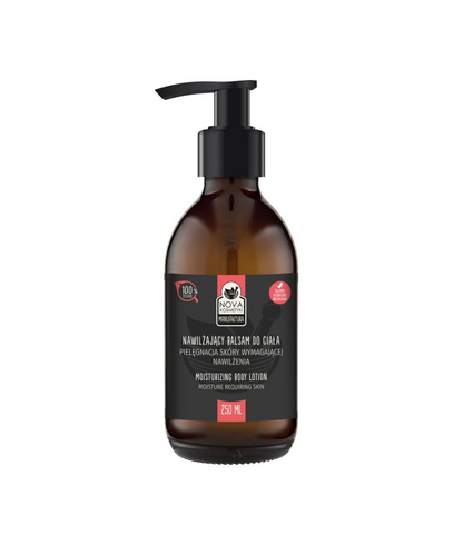 Nawilżający balsam do ciała, pielęgnacja skóry wymagającej nawilżenia, 250 ml, Manufaktura NOVA KOSMETYKI