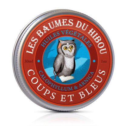 Niezwykły balsam sowi z arniką, Na siniaki, guzy i krwiaki, ECOCERT, 30 ml, Les Baumes du Hibou