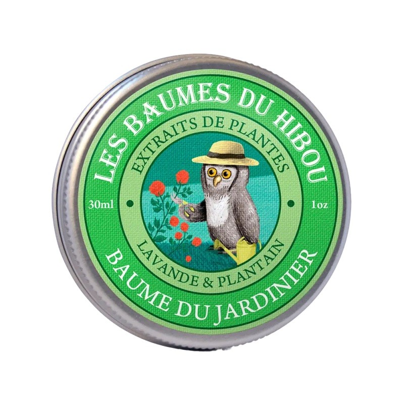 Niezwykły balsam sowi z babką lancetowatą, Dla ogrodników, ECOCERT, 30 ml, Les Baumes du Hibou