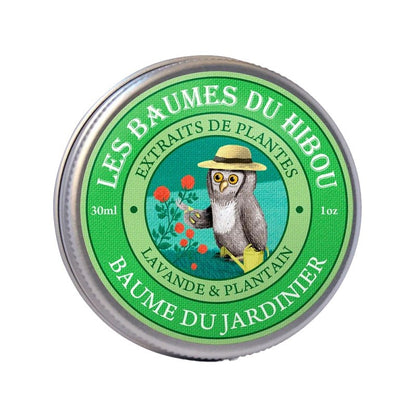Niezwykły balsam sowi z babką lancetowatą, Dla ogrodników, ECOCERT, 30 ml, Les Baumes du Hibou