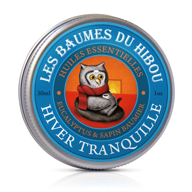 Niezwykły balsam sowi z eukaliptusem, Spokojna zima, ECOCERT, 30 ml, Les Baumes du Hibou