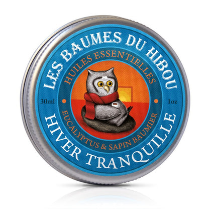 Niezwykły balsam sowi z eukaliptusem, Spokojna zima, ECOCERT, 30 ml, Les Baumes du Hibou