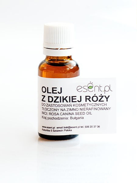 Olej z nasion Dzikiej Róży 20 ml nierafinowany, zimnotłoczony, Esent