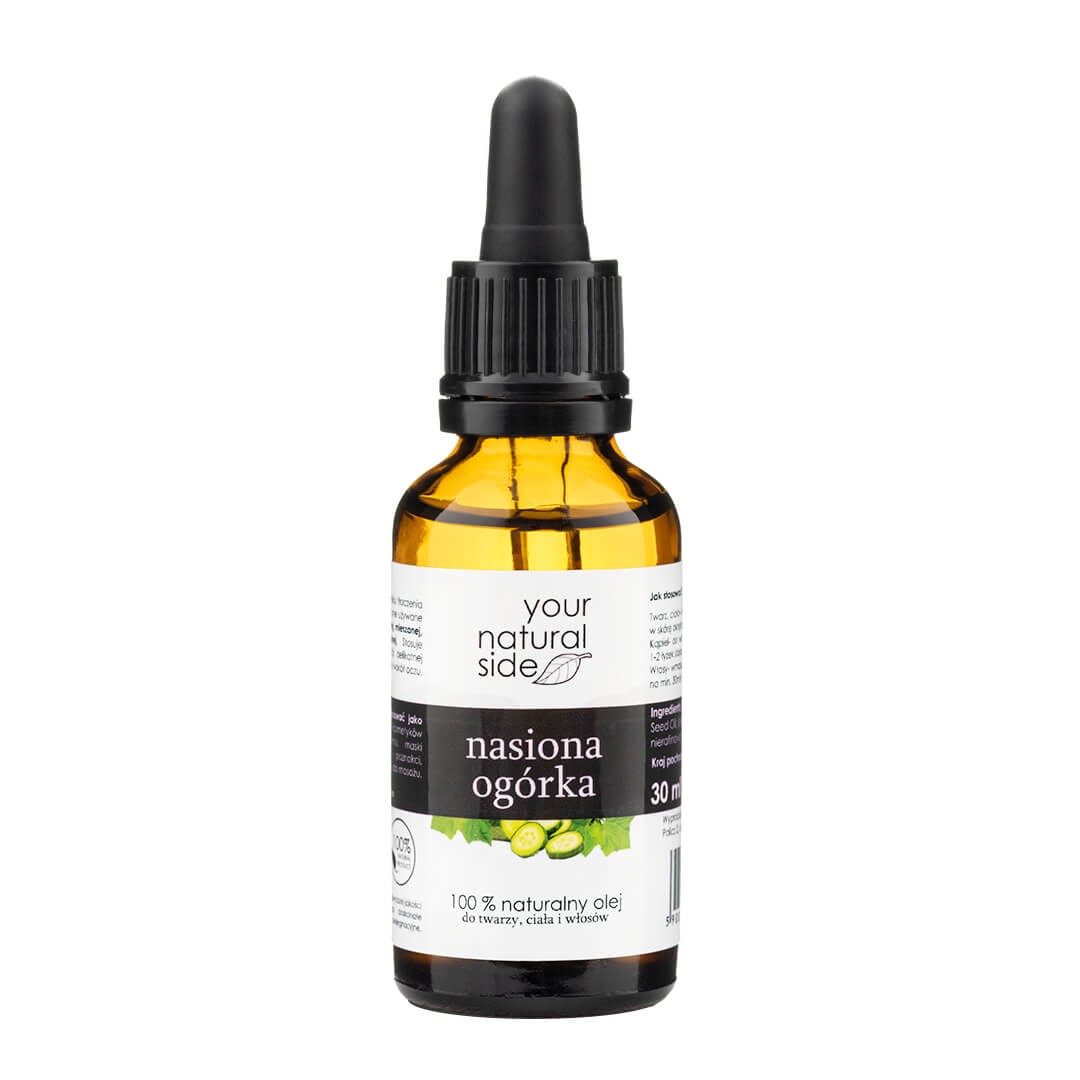 Olej z Nasion Ogórka, nierafinowany, 30 ml, Your Natural Side