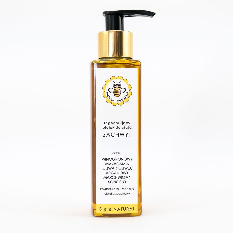 Regenerujący olejek do ciała, Zachwyt, 150 ml, Miodowa Mydlarnia