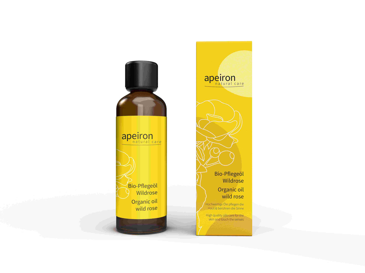 Olejek pielęgnacyjny z dziką różą, organiczny, 75 ml, Apeiron