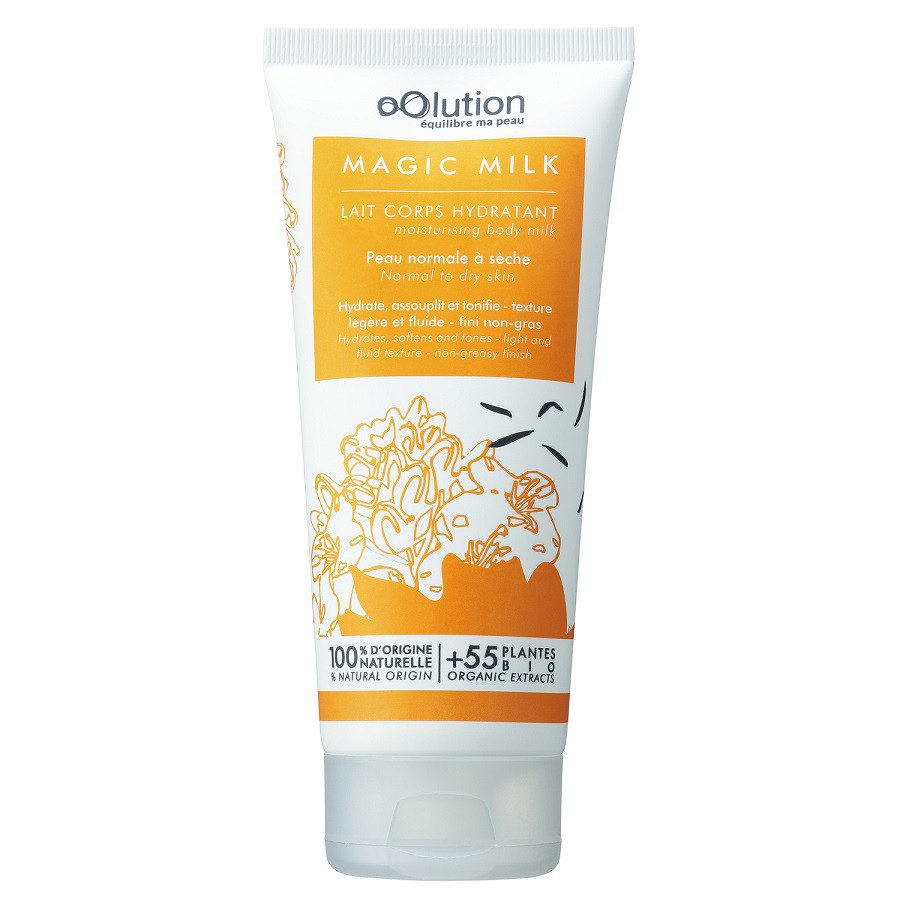 Organiczne nawilżające mleczko do ciała, Magic Milk, 200 ml, oOlution