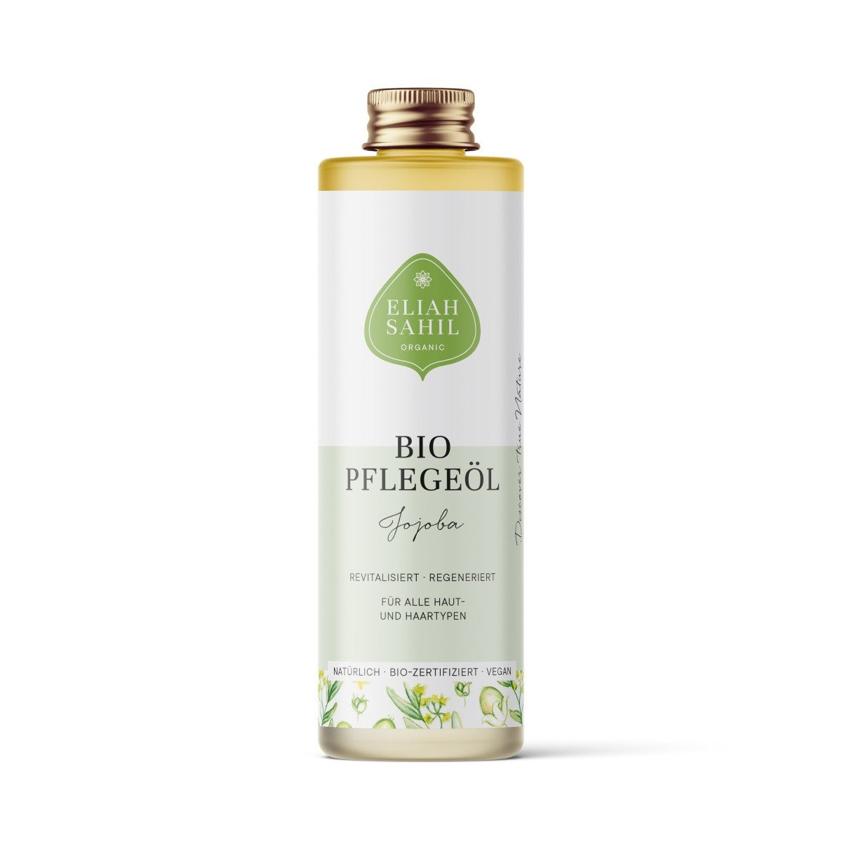Organiczny olejek Jojoba rewitalizujący, do skóry i włosów, Zero Waste, 100 ml, Eliah Sahil