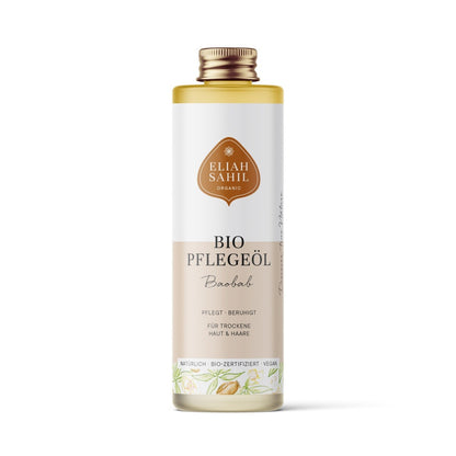 Organiczny olejek z baobabu, nawilżający, do skóry i włosów, Zero Waste, 100 ml, Eliah Sahil